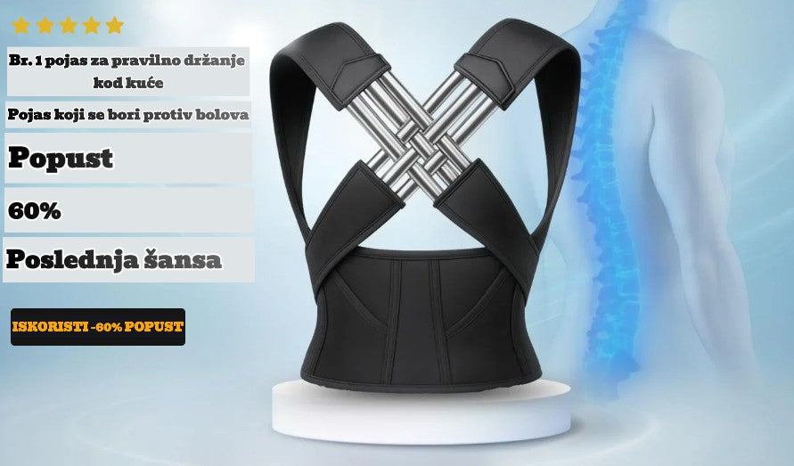 PosturePro™ AlignX – Korektor Držanja (Pojas za Leđa)ORIGINAL