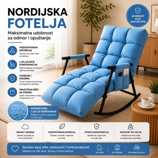 Nordijska fotelja za ljuljanje