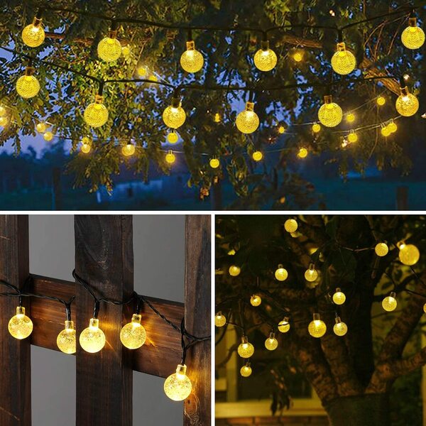 Solarne LED Lampice 5m – Dekorativna Rasveta bez Kablova