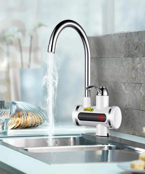 Električna slavina sa grejačem – A1 – Model A1 Čvrsto Crevo-Zid