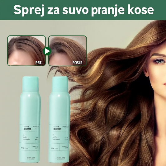 Sprej za suvo pranje kose 1+1 Gratis