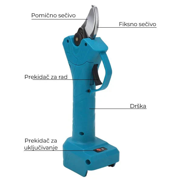 Aku makaze za rezanje voća 36V + dve baterije