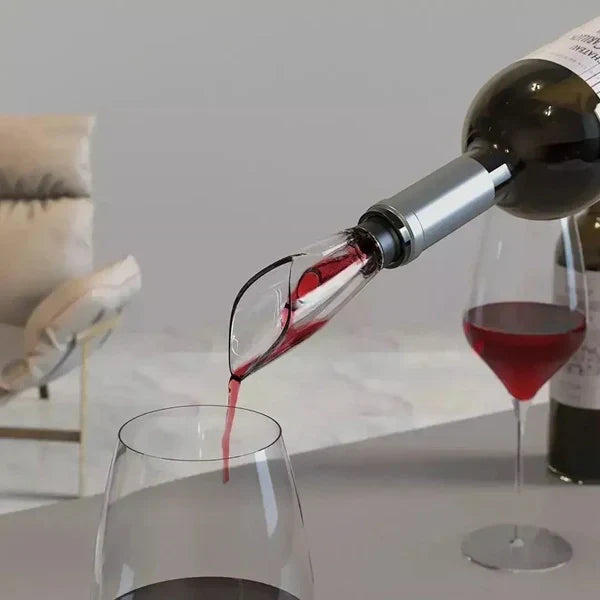 Svetleća zastakljena ruža + Električni otvarač za vino PAPAJA ROMANTIC COMBO